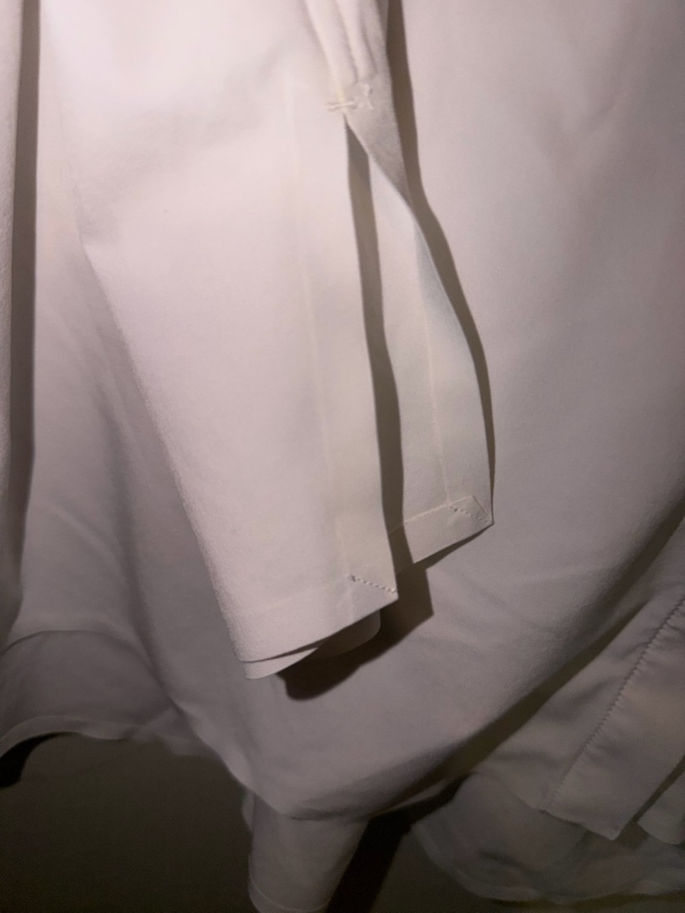 Athleta Women's White Long-Sleeve Button-Front Shirt XL - Picture 2 of 12